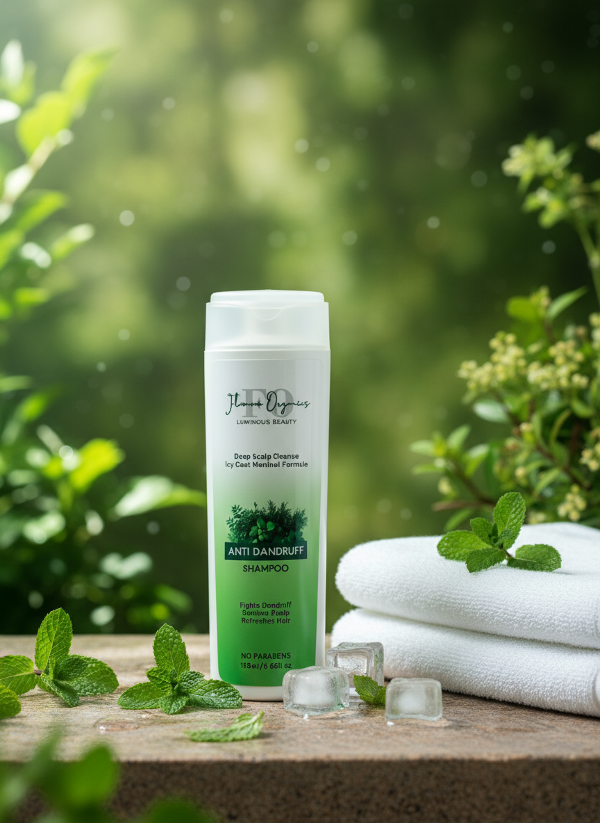 Anti-dandruff shampoo with botanical background