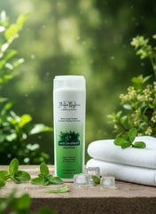 Anti-dandruff shampoo with botanical background