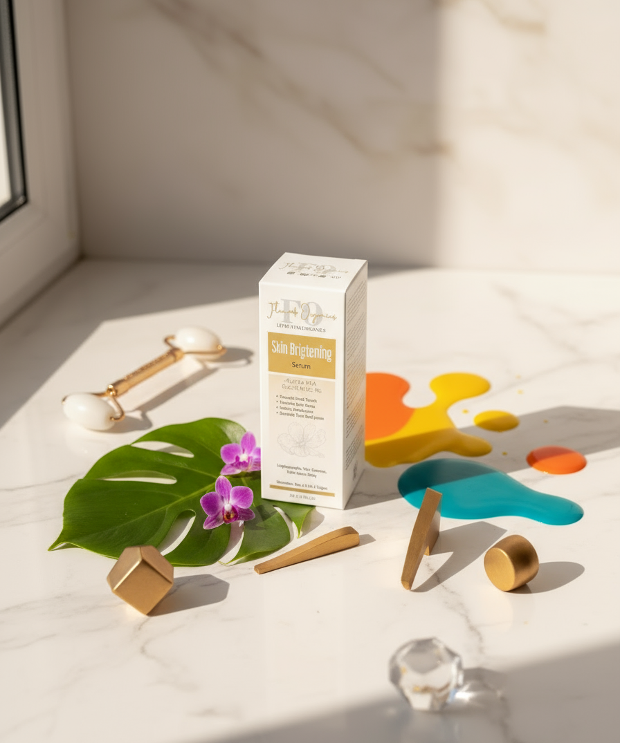 Skin Brightening Serum in new modern setting