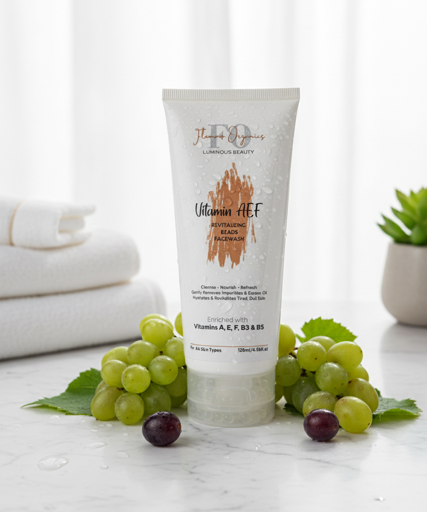 Vitamin AEF Revitalizing Beads Facewash in fresh setting
